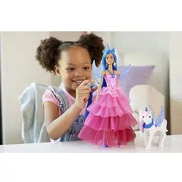 Лялька-алікорн Barbie Dreamtopia Дивовижний сапфір (HRR16) - мініатюра 7