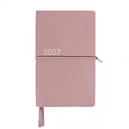 Щоденник діловий Leo Planner 2027 Glory м'який 12х20 cм 352 сторінки рожевий (252719)