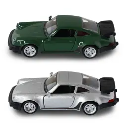 Автомодель - PORSCHE 911 TURBO 3.3 1978 (сірий, темно-зелений) - мініатюра 6