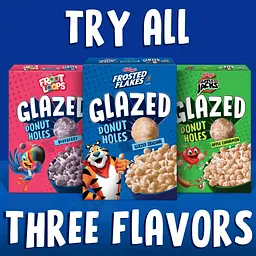 Сухий сніданок Kellogg's Froot Loops Glazed Donut Holes Blueberry Cereal 504г - мініатюра 7