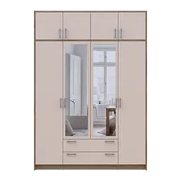 Антресоль Doros Ронді Дуб Артізан/Кашемір 4 ДСП 160х52х41 (80737833) - мініатюра 5