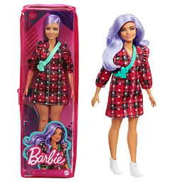 Лялька Barbie Модниця у клітчастій сукні (GRB49) - мініатюра 7