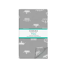 Комплект постільної білизни Cosas євро GREY CROWN CS1 200 x 220 см (Crown_Grey_1) - мініатюра 4
