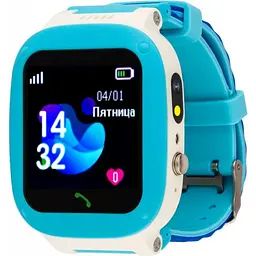 Смарт-часы AmiGo GO004 Splashproof Camera+LED Blue (UA UCRF)