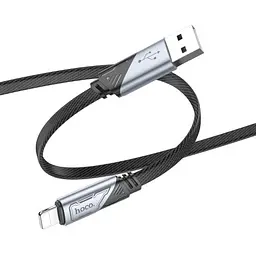 Кабель HOCO U119 Machine charging data cable iP 1,2m. чорний