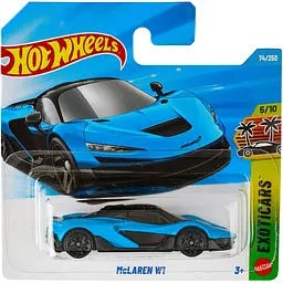 Базова машинка Hot Wheels Exoticars McLaren W1 блакитна (5785) JJJ39-N521