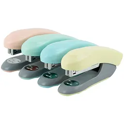 Степлер канцелярський Axent Welle-2 Pastelini №24/6 пластиковий 20 аркушів, м'ятний (4820-18-A) - мініатюра 4