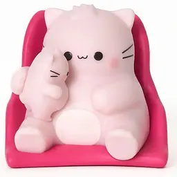 Колекційна іграшкова фігурка Pembe The Pink Cat blind box (40312) - мініатюра 3