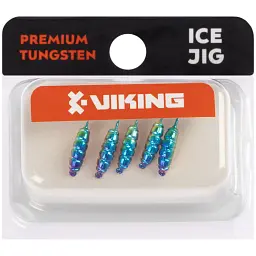 Мормишка вольфрамова Viking Fishing Shrimp 0.91g 9mm Rainbow (5шт) - мініатюра 2