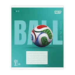 Зошит Yes Ball А5 18 аркушів лінія (768680), в асортименті - мініатюра 6