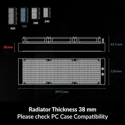 Система рідинного охолодження Arctic Liquid Freezer III Pro 360 A-RGB (ACFRE00169A) - мініатюра 12