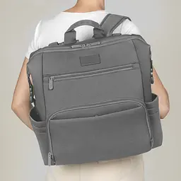 Сумка-рюкзак для коляски Lionelo Cube Grey Stone, сіра (LO-CUBE GREY) - мініатюра 8