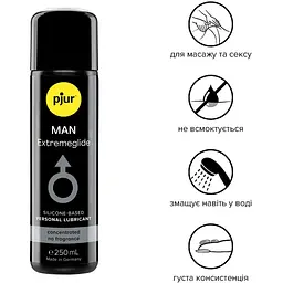 Густа силіконова змазка Pjur MAN Premium Extremeglide 250 мл - мініатюра 2