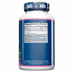 Передтренувальний комплекс Caffeine 200 mg, 100 капсул Haya Labs fit0025743 - мініатюра 2