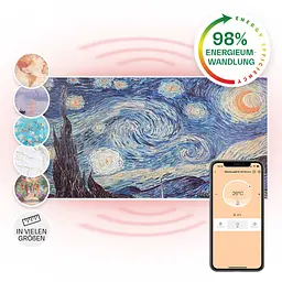 Інфрачервоний обігрівач Klarstein Wonderwall Air Art Smart (10035132) - мініатюра 9