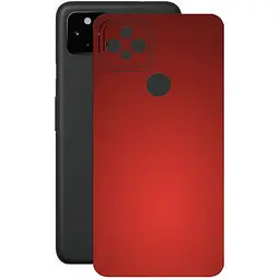 Захисна плівка StatusSKIN для Google Pixel 5 Корпус Вініл червона матова