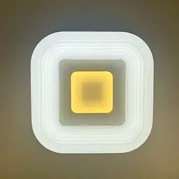 Біла стельова LED люстра Line F Арт. 6006 - мініатюра 3