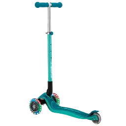 Самокат Globber Primo foldable plus lights, колеса з підсвічуванням, зелений (439-107) - мініатюра 2
