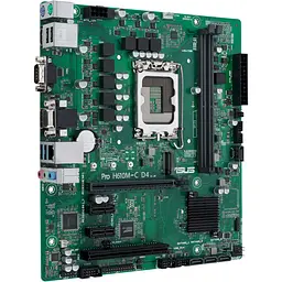 Материнська плата ASUS PRO H610M-C D4-CSM (PRO H610M-C D4-CSM) (Socket 1700, Intel H610, Micro-ATX) - мініатюра 2