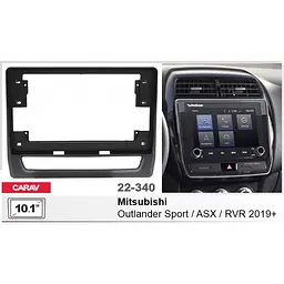 Перехідна рамка Mitsubishi Outlander Sport, ASX Carav 22-340 - мініатюра 4