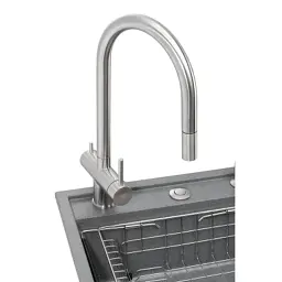Мийка кухонна GRANADO Royal Estella grafito (+ подрібнювач Algar 1000 + змішувач Ferrol inox + дозатор Redondo inox + (ksg0309) - миниатюра 2