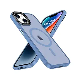 Чохол до мобільного телефона 2E Basic Apple iPhone 15 Plus Soft Touch MagSafe Cover Light Blue (2E-IPH-15PRM-OCLS-BL)