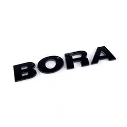 Емблема напис BORA для Volkswagen (1998-2020р) Чорний Глянець 127х22 мм на скотчі (Завод)