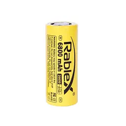 Акумулятор Rablex Li-ion 26650 6800mAh Yellow - мініатюра 5