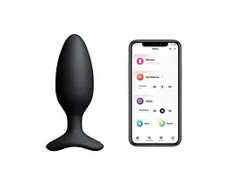 Анальна смарт-вібропробка Lovense Hush 2, розмір M, 13.5х4.4 см