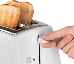 Тостер Russell Hobbs Groove 2 Slice 850 Вт пластик підігрів розморож. - мініатюра 4
