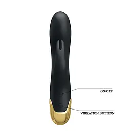 Вібратор - Pretty Love Royal Pleasure Double Pleasure Black - мініатюра 4