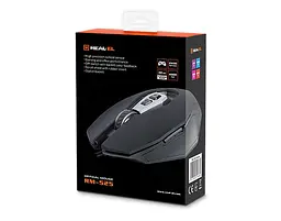 Миша REAL-EL RM-525 Black USB - мініатюра 2