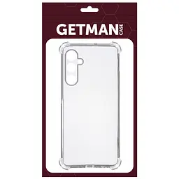 TPU чохол GETMAN Ease logo посилені кути Full Camera для Samsung Galaxy M14 5G Безбарвний (прозорий) - мініатюра 4