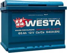 Автомобільний акумулятор WESTA 65 Ah / 640 A Premium R правий плюс (242x175x190) WPR650 - мініатюра 3