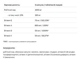 Омега-3 Allnutrition ADEK + Omega 3 Strong 90 caps - мініатюра 2