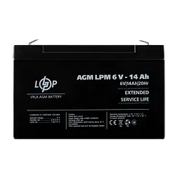 Акумулятор AGM LPM 6V - 14 Ah