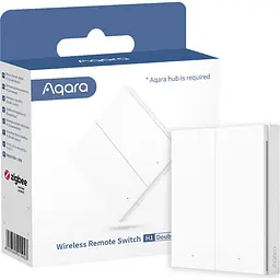 Розумний вимикач Aqara Wirless Remote Switch H1 2-Buttons (WRS-R02) [154099] - мініатюра 10