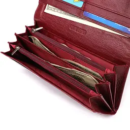 Жіночий гаманець з кишенею для телефону з натуральної шкіри ST Leather 19х10х3 см acs0029692 - мініатюра 7