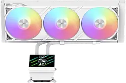 Водяне охолодження Gamemax Glacier 360 LCD ARGB White - мініатюра 3