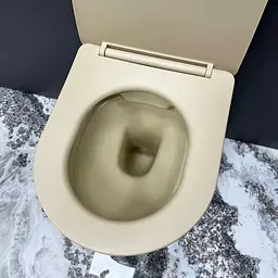 Підвісний унітаз VBI Vulcano beige matt VBI-020408 - мініатюра 2