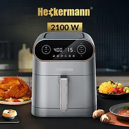 Аэрогриль Аэрофритюрница Heckermann AF06 7л 2100W - мініатюра 2