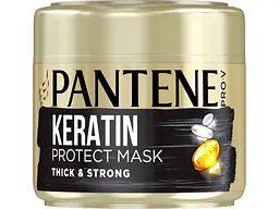 Маска для волосся PANTENE 300мл Густі та міцні з кератином