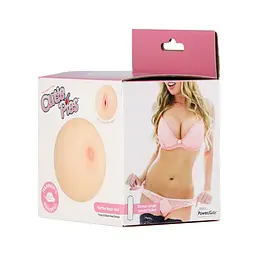 Мастурбатор-груди Cutie Pies Hannah's Handful - Pussy & Boob, глибина 9,9 см, віброкуля в подарунок - мініатюра 7