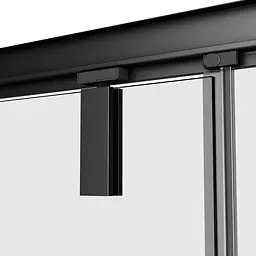 Душове огородження Square Pivot AM.PM Gem 90×90 см, без піддону, чорний профіль W90UG-404-9090-BT - мініатюра 5