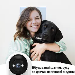 Поворотна wifi камера з екраном - відеофон із охоронними функціями Nectronix V5, ICSee app (101153) - мініатюра 5