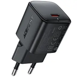 Зарядний пристрій Acefast A117 mini Type-C PD20W GaN чорний