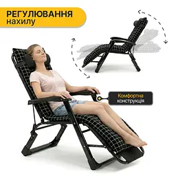 Розкладне крісло ліжко з оксамитовим матрацом LEOBRO (LB-FCB-G4-PAT) - мініатюра 7
