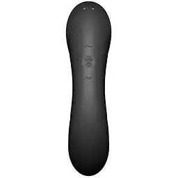 Вакуумний стимулятор із вібрацією Satisfyer Curvy Trinity 4 Black 3 в 1 - мініатюра 4