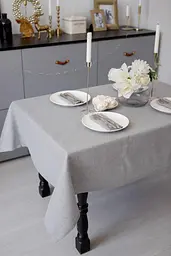 Скатертина 132х220 см Перлина Silver ПРОВАНС (037598)