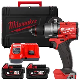 Дриль-шуруповерт акумуляторний безщітковий ударний MILWAUKEE, M18 FPD3-502X, 158Нм (ЗУ.2х5Аг, HDкейс)